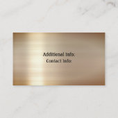 GoldstahlVisitenkarte 2 Visitenkarte (Rückseite)