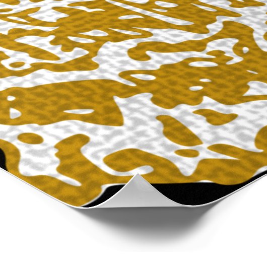 Goldstamm-Nekklace | Naturhaar | Schwarze Frau Poster (Ecke)