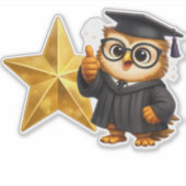 Goldstar achievement vinyl laptop sticker product (Vorderseite)