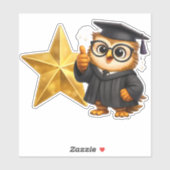 Goldstar achievement vinyl laptop sticker product (Blatt)