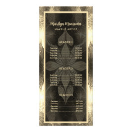 Goldstar Beauty Salon Werbekarte