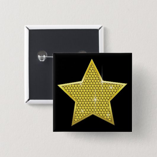Goldstar Button (Vorne & Hinten)