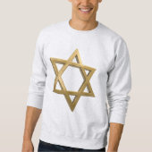 Goldstar chanukkah Stern david Herren Sweatshirt (Vorderseite)
