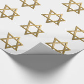 Goldstar der david geschenkpapier (Ecke)