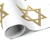 Goldstar der david geschenkpapier (Rolleneckpunkt)