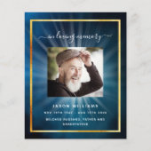 Goldstar-Foto-Beerdigung-Programm (Vorderseite)