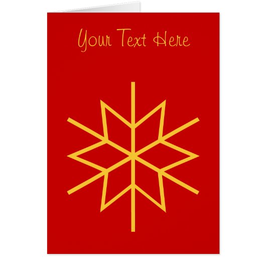 Goldstar Grafik Rote Weihnachten (Vorne)