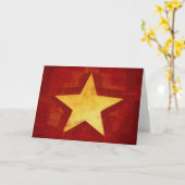 Goldstar Karte (Gelbe Blume)