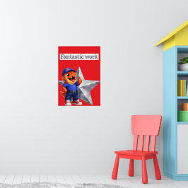 Goldstar-Leistungsposter-Produkt de Poster