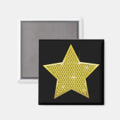 Goldstar Magnet (Vorderseite/Rückseite)