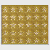 Goldstar-Papier Geschenkpapier (Flach)