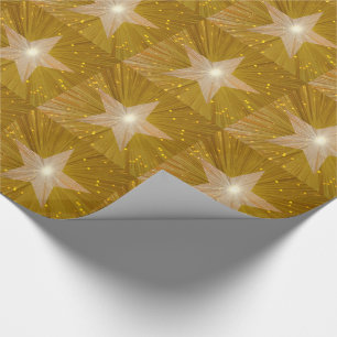 Goldstar-Umhüllungspapier Geschenkpapier