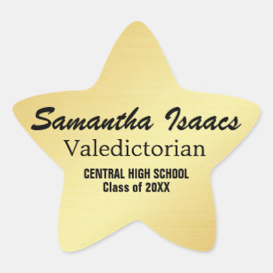 Goldstar Valedictorian Abschluss Sticker