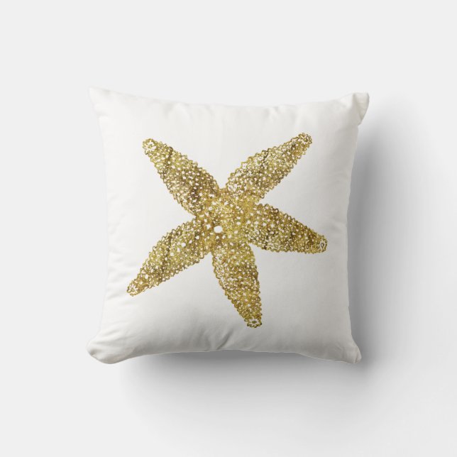 GoldStarfish Kissen (Vorderseite)