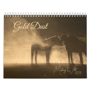 Goldstaub 2025 12-monatiger Kalender
