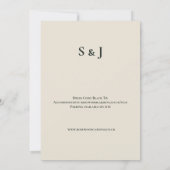 Goldstaub-Distel-Bogenrahmen-Hochzeitseinladung Einladung (Rückseite)