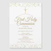 Goldstaub Erste heilige Kommune Magneteinladung (Vorderseite)