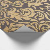 Goldstaub für Wirbel Geschenkpapier (Ecke)