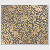Goldstaub für Wirbel Geschenkpapier (Flach)