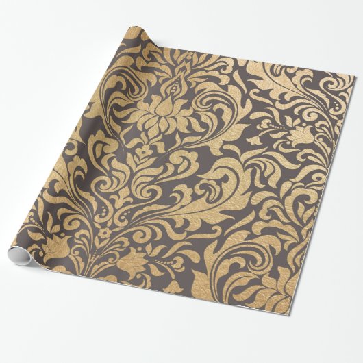 Goldstaub für Wirbel Geschenkpapier (Ungerollt)