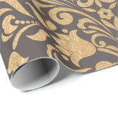 Goldstaub für Wirbel Geschenkpapier (Rolleneckpunkt)