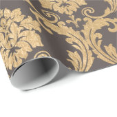 Goldstaub für Wirbel Geschenkpapier (Rolleneckpunkt)