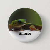 Goldstaub Gecko Button (Vorderseite)