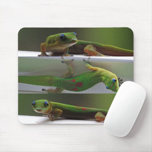 Goldstaub Gecko Mousepad (Mit Mouse)
