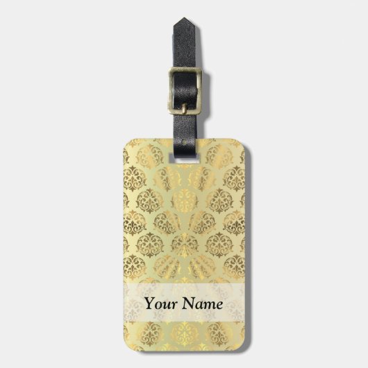 Goldstaub Gepäckanhänger (Vorderseite vertikal)