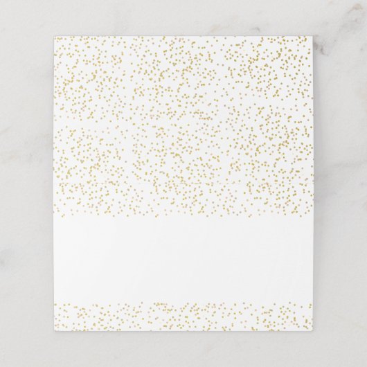 Goldstaub Platzkarte (Außenseite Aufgefaltet)