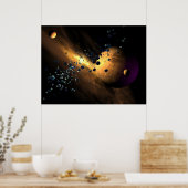 Goldstaub Poster (Küche)