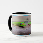 Goldstaub-TagesGecko Tasse (Vorderseite Links)