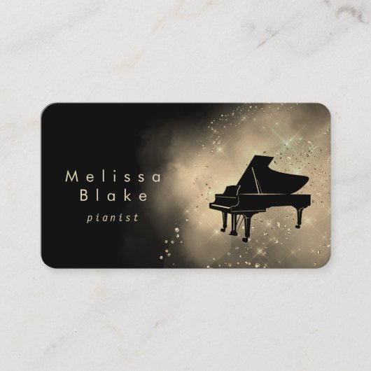 Goldstaub Visitenkarte (Vorderseite)