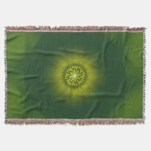 Goldstaubblüte – Botanisches Fraktal Decke (Vorderseite)