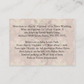 Goldstaube Begleitkarte (Rückseite)