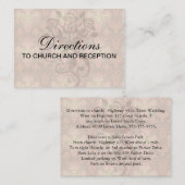 Goldstaube Begleitkarte (Vorne/Hinten)