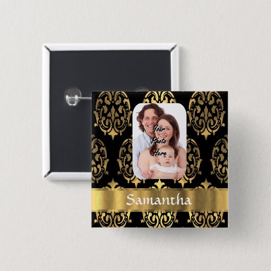 Goldstaube Button (Vorne & Hinten)