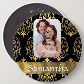 Goldstaube Button (Vorne & Hinten)