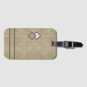 Goldstaube Gepäckanhänger (Vorderseite (Horizontal))