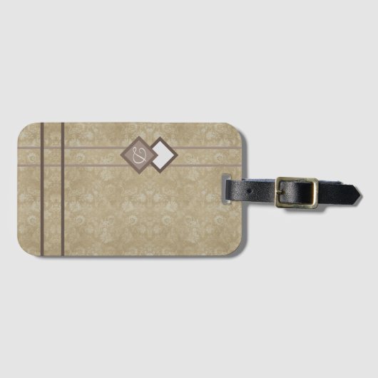 Goldstaube Gepäckanhänger (Vorderseite (Horizontal))