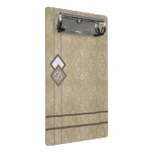 Goldstaube Mini Klemmbrett (Schrägansicht)