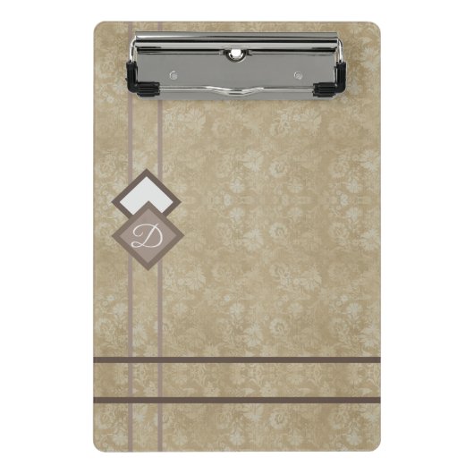 Goldstaube Mini Klemmbrett (Vorderseite)