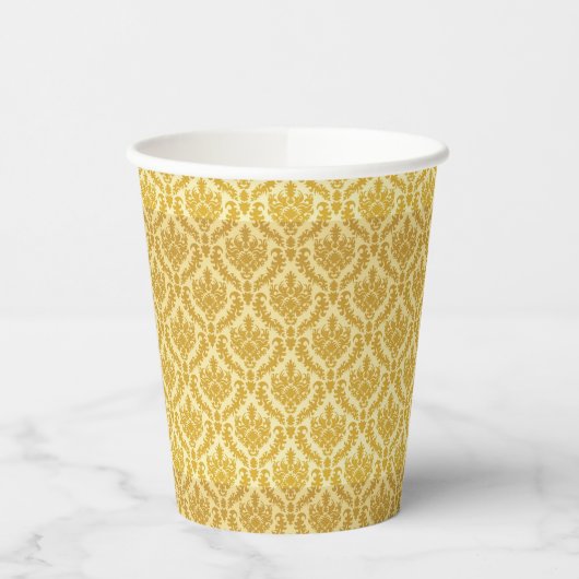 Goldstaube Pappbecher (Links)