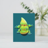 Goldstaubgecko Postkarte (Stehend Vorderseite)