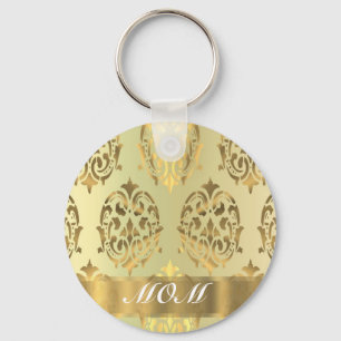 Goldstaubmutter personalisiert schlüsselanhänger