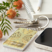 Goldstaubmutter personalisiert schlüsselanhänger (Vorderseite rechts)