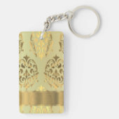 Goldstaubmutter personalisiert schlüsselanhänger (Rückseite)