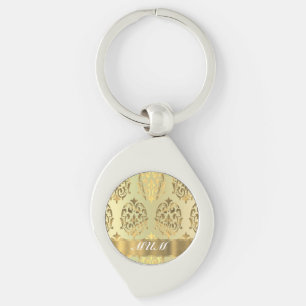 Goldstaubmutter personalisiert schlüsselanhänger