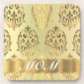 Goldstaubmutter personalisiert untersetzer (Vorderseite)