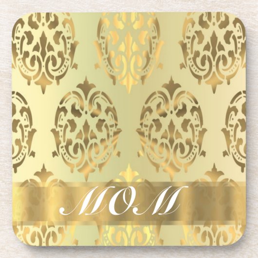 Goldstaubmutter personalisiert untersetzer (Vorderseite)